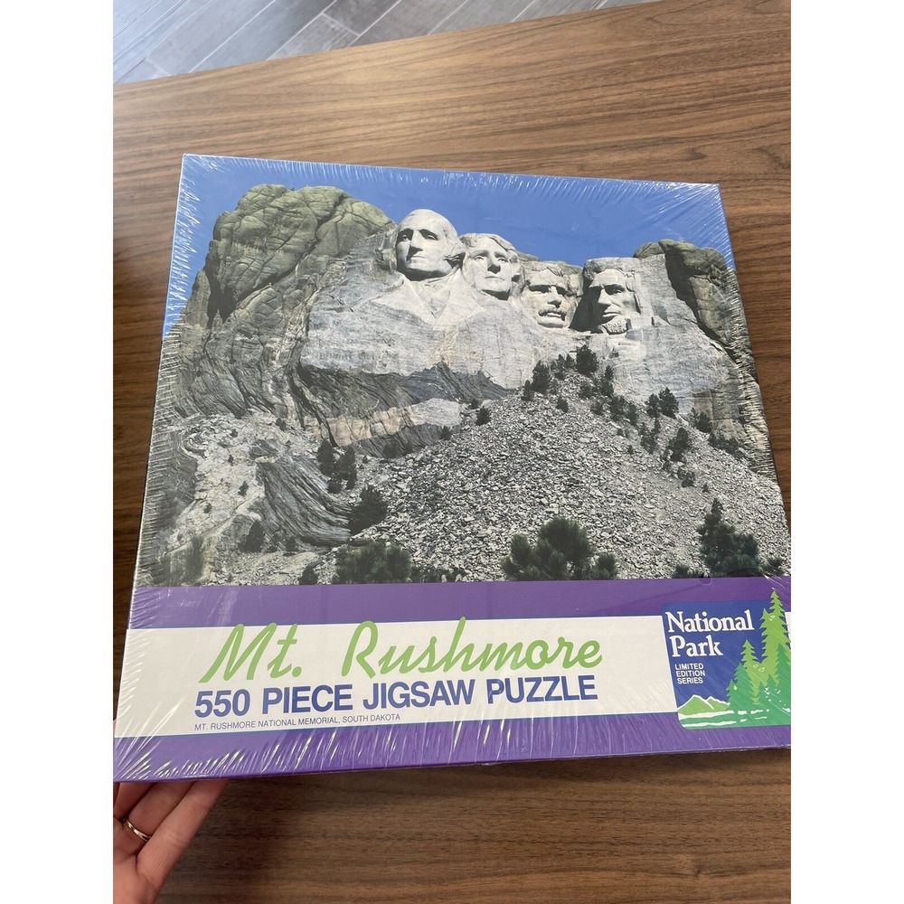 Vintage 1990 Hoyle Mt. Rushmore 550 Piece Jigsaw Puzzle New Sealed
